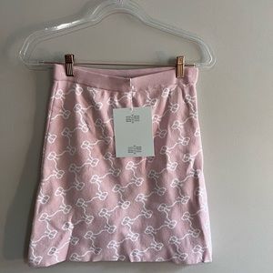 Rokh Pink Viscose Mini Skirt